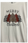 Merry Christmas in Plaid T-shirt